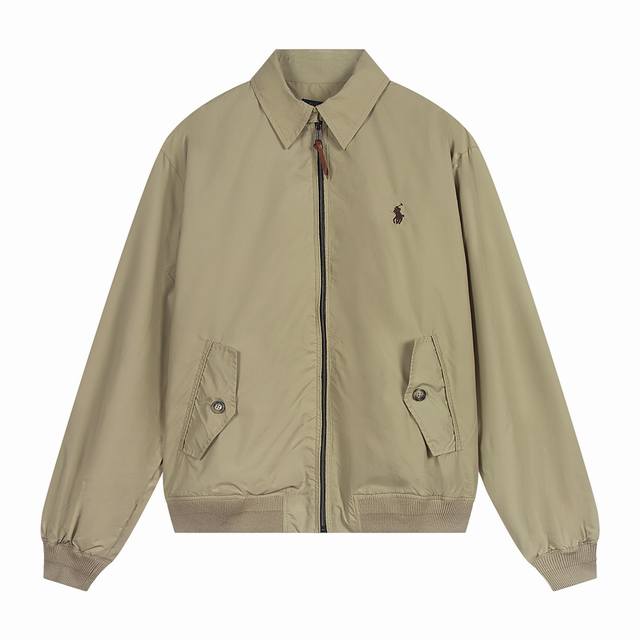 价格p： 一首起批. 散单+10 颜色：黑色 浅卡 灰白 尺码：S M L Xl 款号：K508 Ralph Lauren 拉夫劳伦 Ss25新款双层防风防泼水