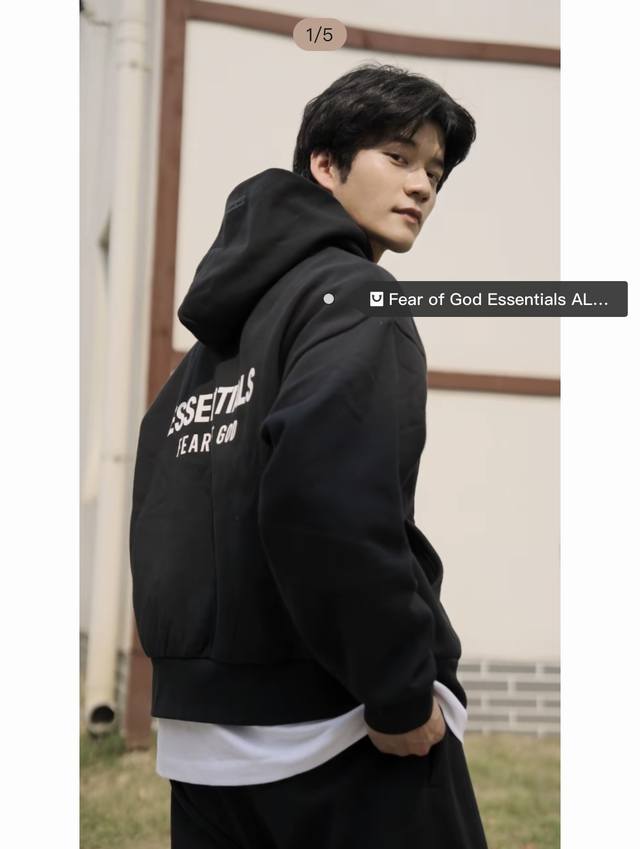 爆款模特图 得物大爆款Fear Of God Essentials Always On系列 Ss25 Always On系列 Classic Short Sle