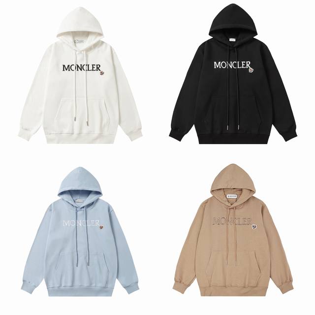 款号：853 Moncler 蒙口刺绣连帽卫衣 蒙口 卫衣的价格p其实蛮有优势的 去过专柜的应该都知道蒙口的价格p不会比Gucci Burberry 便宜多少