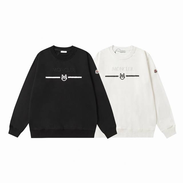 款号：854 Moncler 蒙口刺绣印花圆领卫衣的价格p其实蛮有优势的 去过专柜的应该都知道蒙口的价格p不会比Gucci Burberry 便宜多少 只是相对