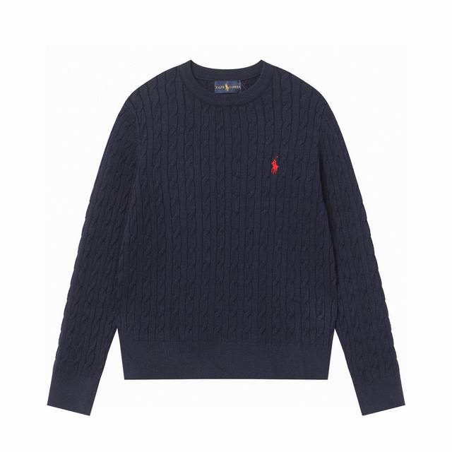款号：601 -Ralph Lauren 拉夫劳伦Rl胸前经典战马Logo刺绣套头长袖针织衫毛衣 -单品采用定染定纺纱线、购入原版打造 全套定制辅料 细节决定成