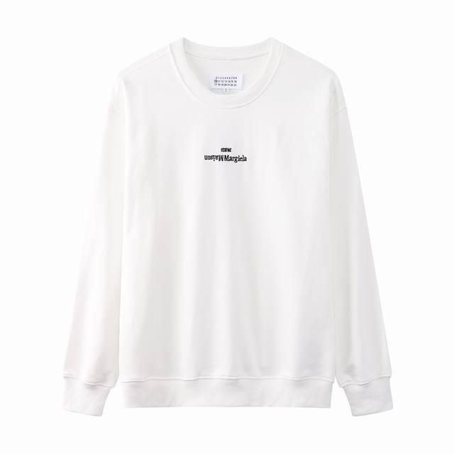 编号M104# 购Y版定制 原布原料原色 Maison Margiela 马吉拉Mm6 秋冬 上新 圆领卫衣采用原版面料，特有手工缝标特色设计语言.三标保持一致