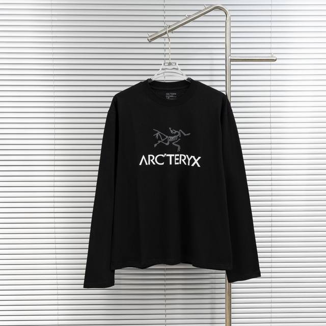 顶级版本 区别通货 款式：Arcteryx始祖鸟经典款Logo套头长袖圆领卫衣打底衫 颜色：图片色 尺码：Xs-L 面料：纯棉 辅料：全套定制辅料 无性别区分