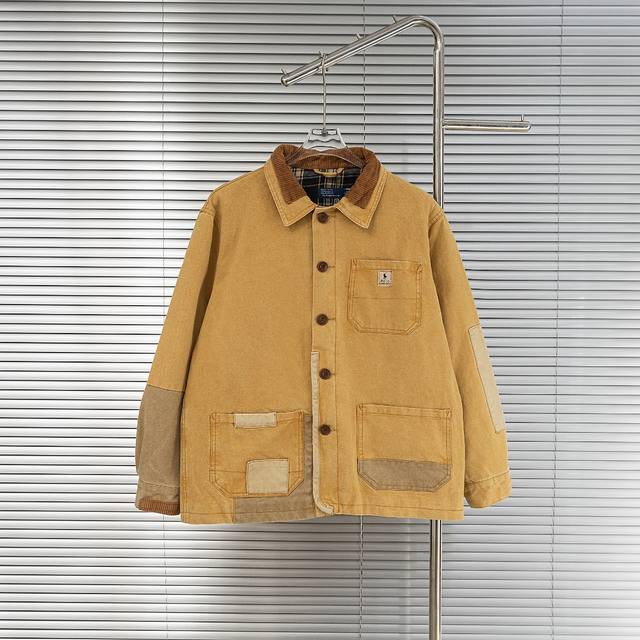 顶级版本 区别通货 可扫码进官网 款式：拉夫劳伦 polo Ralph Lauren原版开模巴恩风重工水洗做旧中古外套夹克 颜色：图片色 尺码：M-Xxl 面料