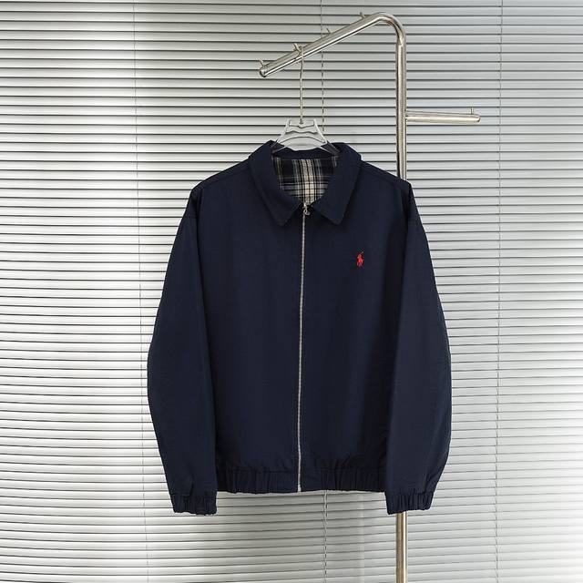 顶级版本 区别通货 可扫码进官网 款式：拉夫劳伦 polo Ralph Lauren原版开模小标刺绣两面穿老钱风外套夹克 颜色：图片色 尺码：S-Xl 面料：梭