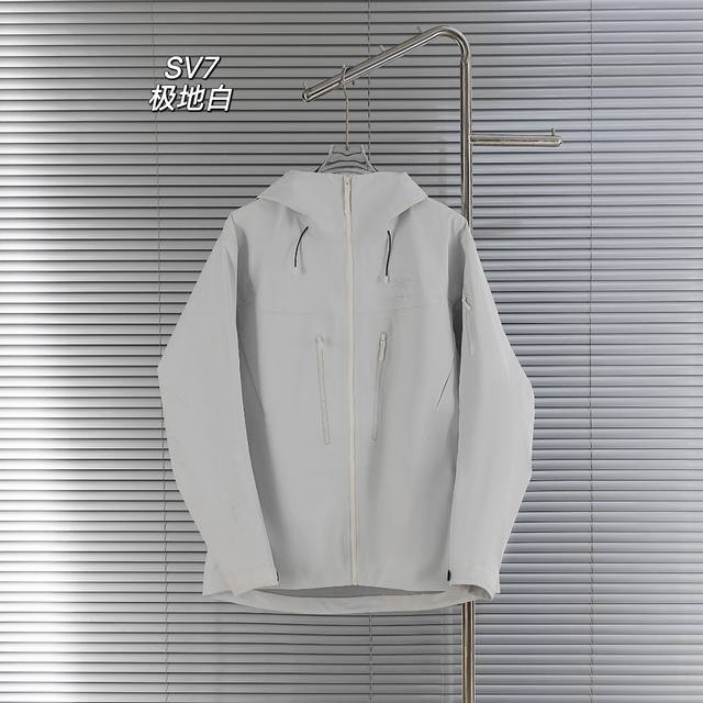 顶级版本 区别通货 款式：Arcteryx始祖鸟 Alpha系列 Sv 第7代 Gore-Tex pro户外防水硬壳全压胶冲锋衣外套夹克 内置搜救器 颜色：图片