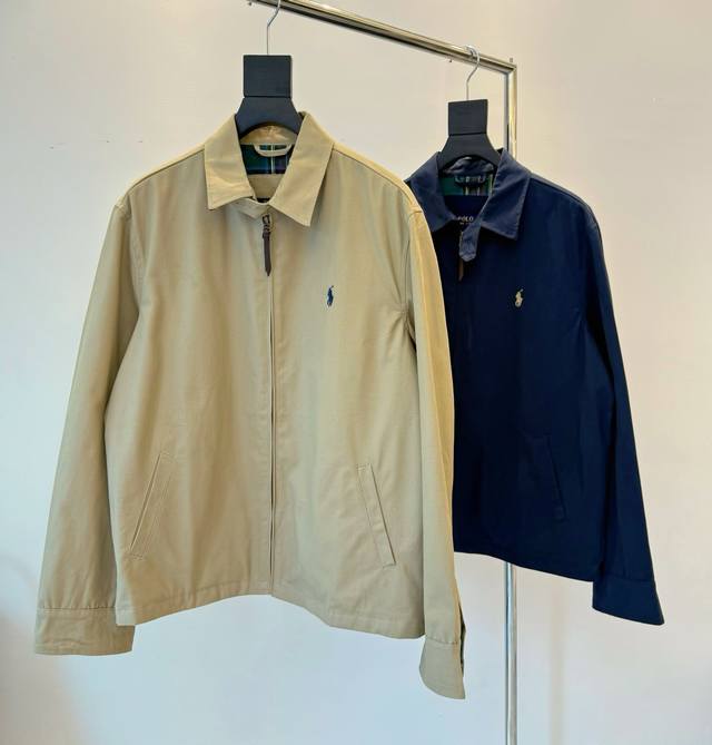 款号：R06 Ralph Lauren 拉夫劳伦 美式古着经典翻领老干部复古夹克秋冬款加厚外套内里毛呢 颜色： 卡其 藏青 Size #Smlxl 经典的设计