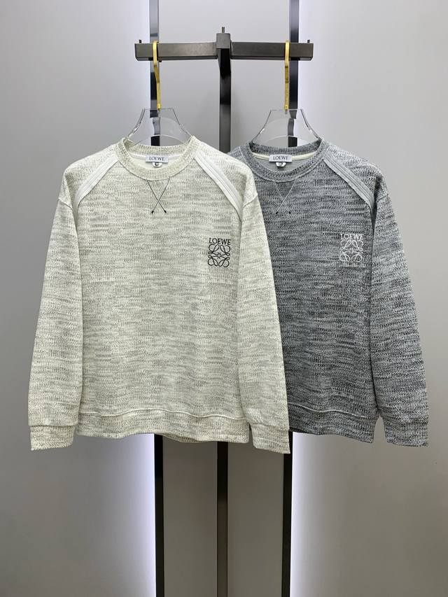 罗意威25Ss 新品 最新最顶级版本精美工艺圆领卫衣，最顶级的品质专柜原单套头衫，顶级制作工艺进口面料，专柜品质重工刺绣设计，采用进口高端订制面料，进口丝线手感