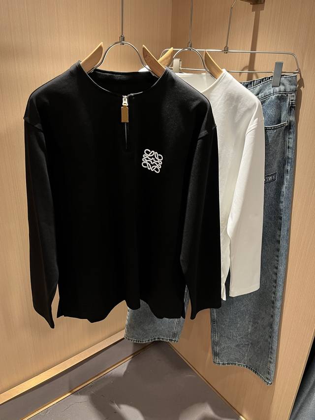 Loe*We罗*威 2025秋冬男士打底衫，意大利原厂订单渠道，极具个性高级风，标志Logo图案刺绣工艺设计！最新时尚潮流人气产物驾到，又是一款简约高级的时尚单