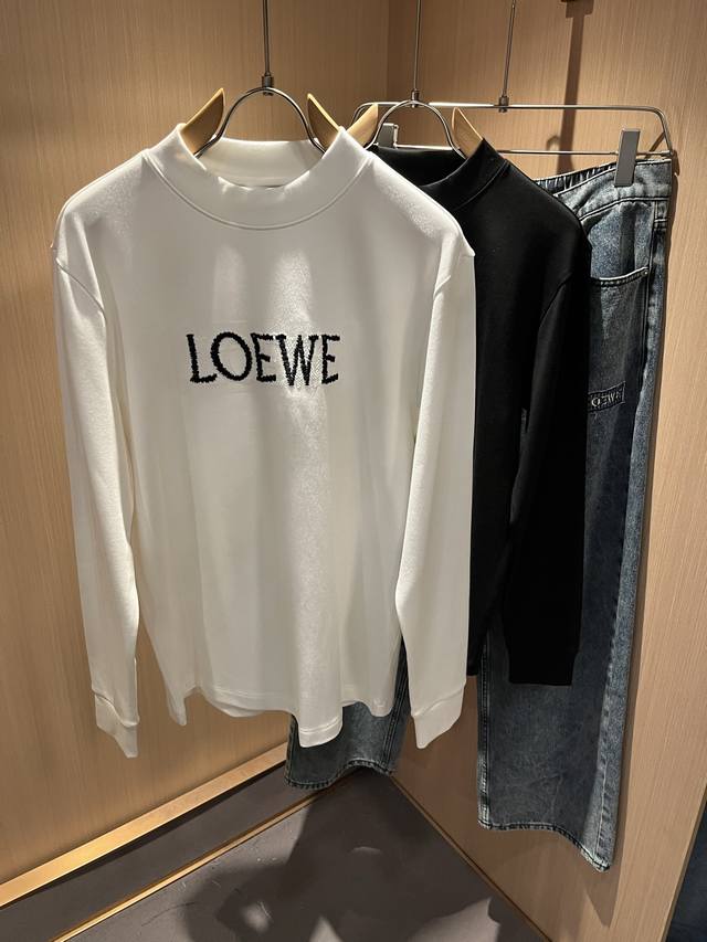Loe*We罗*威 2025秋冬男士打底衫，意大利原厂订单渠道，极具个性高级风，标志Logo图案刺绣工艺设计！最新时尚潮流人气产物驾到，又是一款简约高级的时尚单