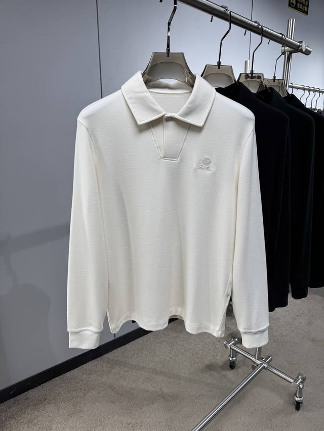 25秋冬Lp翻领打底衫 选用德绒小条 面料细腻柔软上身舒适 简约时尚 适配商务、Jb16休闲等多种场合 码数48-56