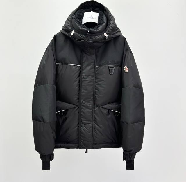 M0Ncler Grenoble Albiez 可脱卸帽拉链长袖羽绒服 男款 绒子含量
