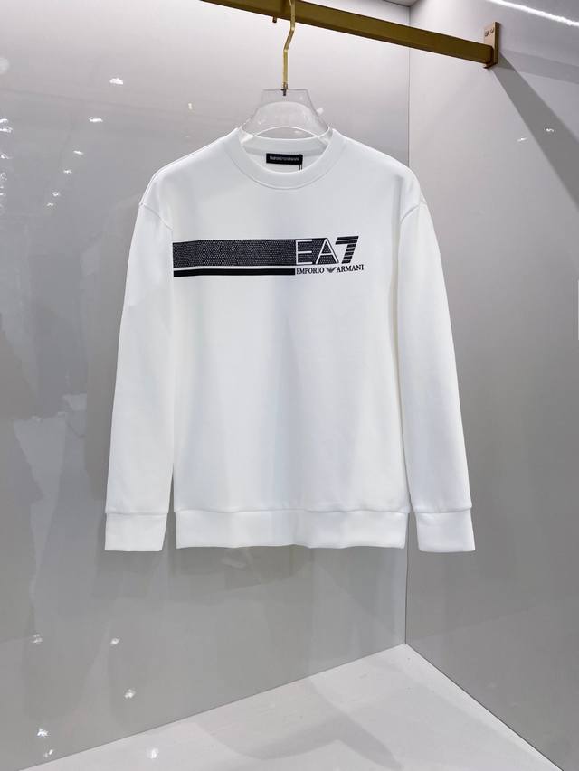 Armani 阿玛尼 # 2025秋冬 八明治空气层套头圆领卫衣 男女同款时尚休闲套头卫衣衫！贸易公司渠道稀出，领先官网发售！一直都是神奇的存在，有着极高的辨识