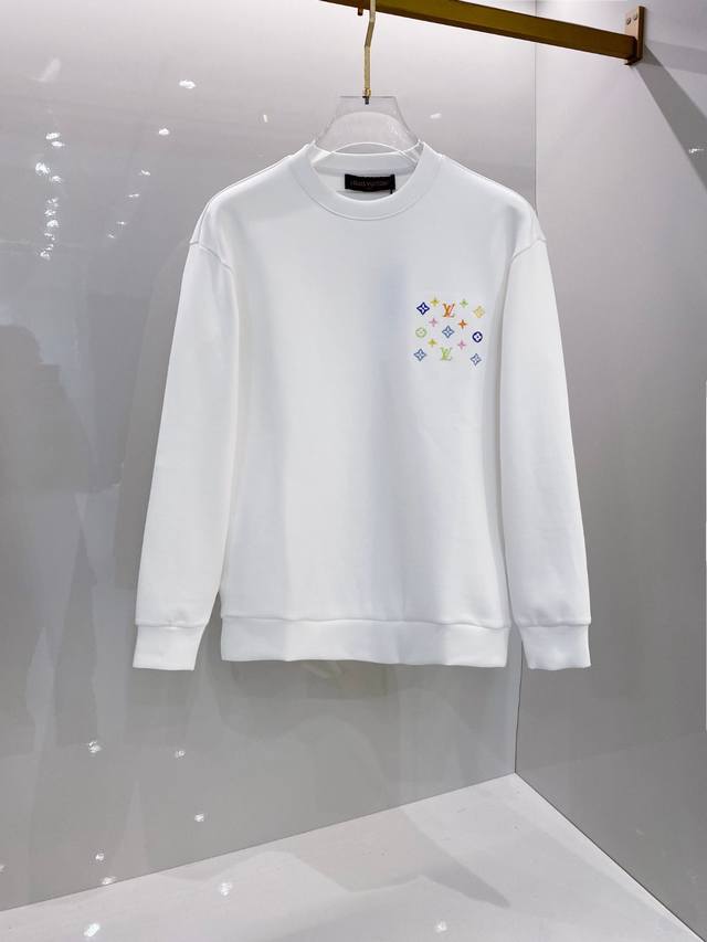 Louis Vuitton-Lv 驴家# 2025秋冬 八明治空气层套头圆领卫衣 男女同款时尚休闲套头卫衣衫！贸易公司渠道稀出，领先官网发售！一直都是神奇的存在