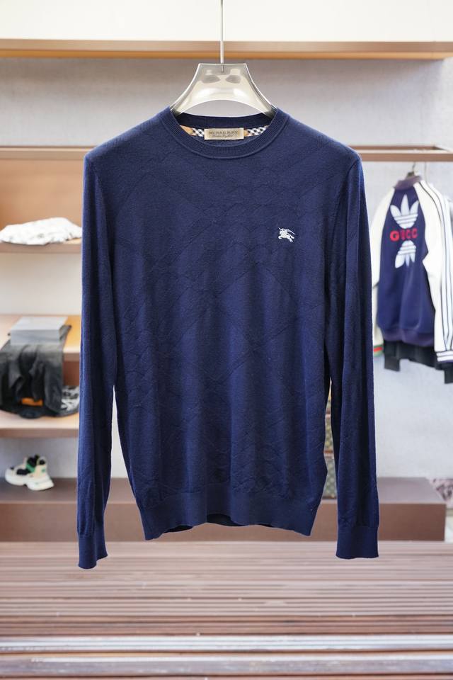 Bbr-巴宝莉-2025，男士高端翻领精梳羊毛，上海贸易公司渠道货，三高端品鉴限量系列，宝藏级臻品，独家发售！是意大利顶级奢侈品牌，主打羊绒和羊毛制品，设计低调