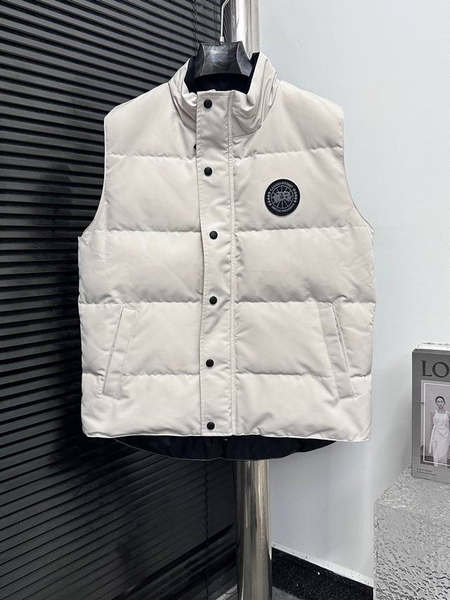 Canada Goose 加拿大鹅黑标#Freestyle Crew 4151Mb男女款马甲羽绒 进口百灵达绣花机定制万针绣花标！ 进口21支涤棉混纺原厂面料，