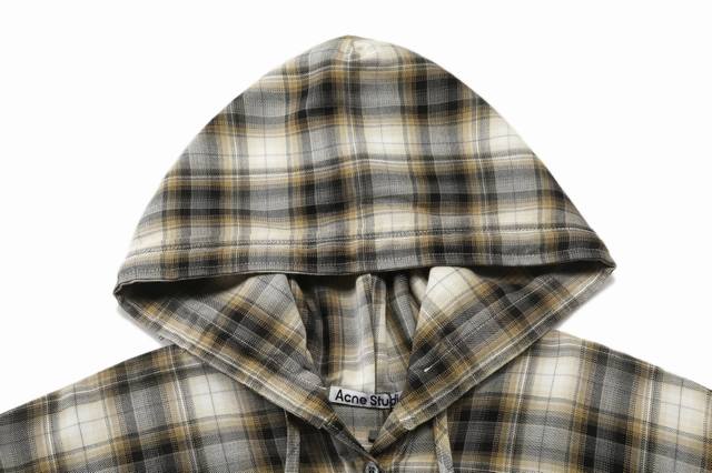 款号Ac32 Acne Studio 25Fw时尚百搭格子衬衫