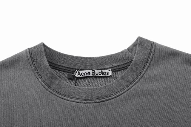 款号Ac39 Acne Studio 25Fw 标语重工水洗卫衣