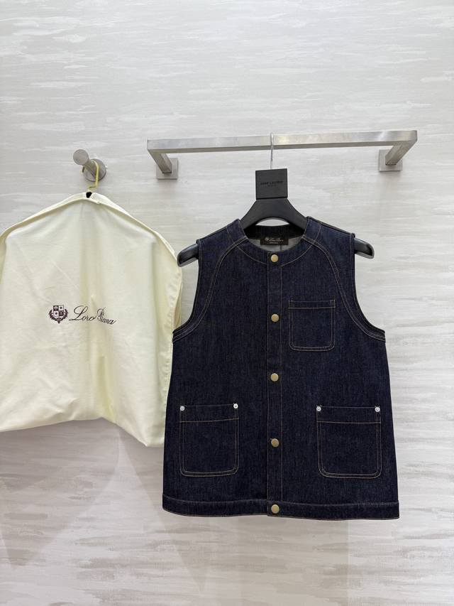 Lp3新款 复古牛仔马甲 高品质 现货首发Size：S M L Xl S码胸围：96，衣长：64