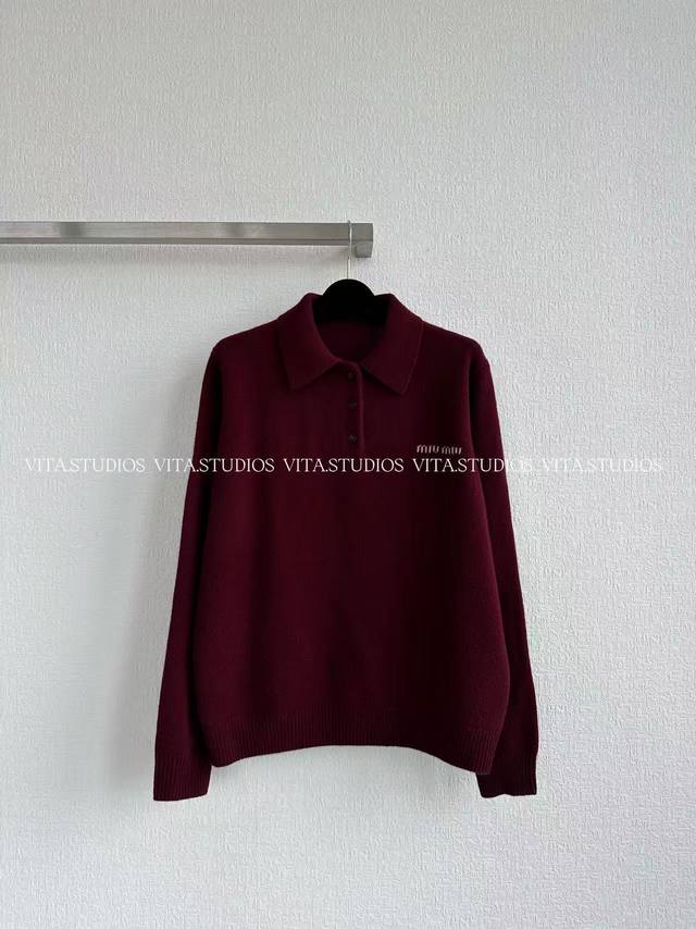 新品预售 翻领纽扣上衣 颜色：红色 尺码：Sml M*Hx