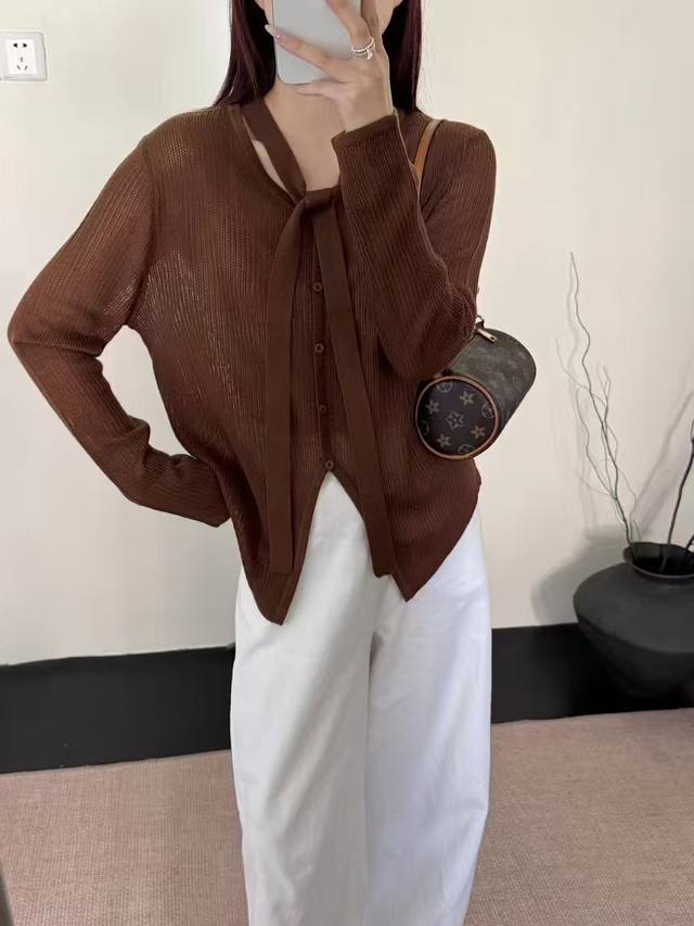 新款细羊毛长袖开衫