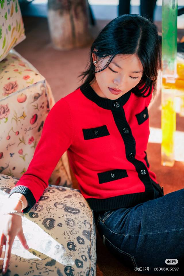 鄂尔多斯1980 2025S秋冬官网新款经典开衫 Sml 羊毛