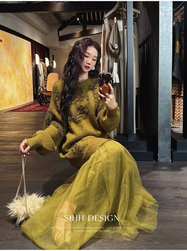 抢货大爆款！巨好卖！太高级！三吉黑花 清欢雪 新中式国风连衣裙，下摆拼不规则雾面哑光网纱长裙，鱼尾造型飘逸裙摆，三色放心拿Smlxl