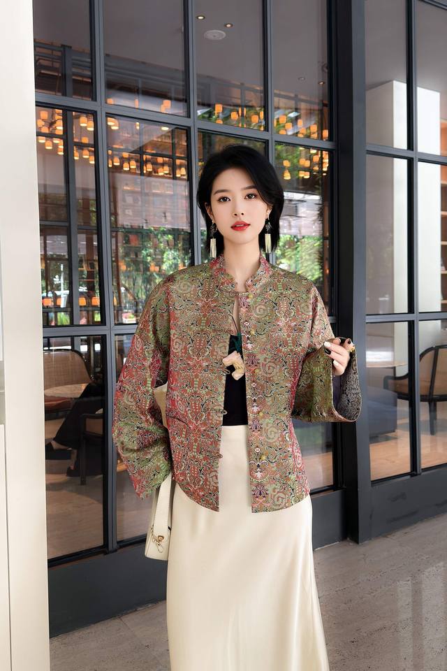 上新 新中式 复古时尚国风外套 S～Xl