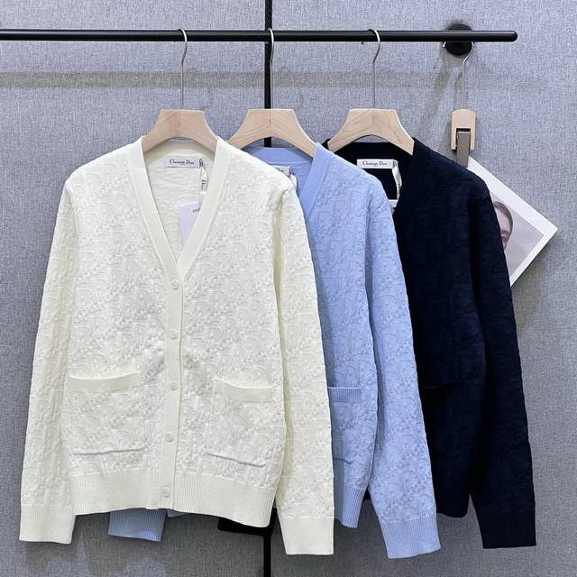 Dior#2025S秋冬新款提花系列外套 Sml 羊毛混纺