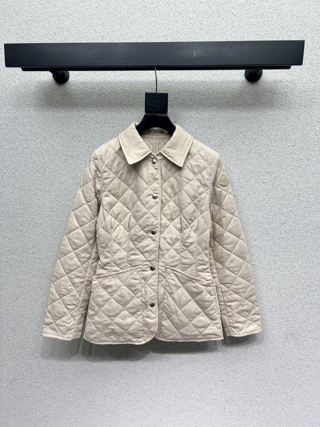 蒙口麻料棉服外套 开模定制五金配件 版型超赞 上身完美百搭款 高品质 尺码0.1.2.34码.