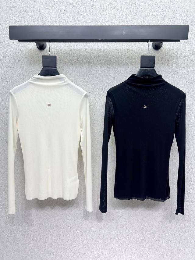小香风网纱打底上衣 质感细腻软糯 经典减龄单品！设计时髦版型不挑人上身巨显瘦！白富美必收的完美单品。质感超赞 完美做工品质 高品质 两色 尺码Sml