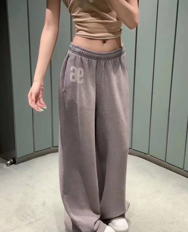No Name上新 Acne Studios 25秋冬 复古松紧腰直筒休闲卫裤Sml