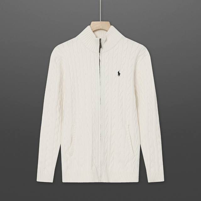 款号D08 市场最顶版本2025年拉夫劳伦 #Ootd每日穿搭 #秋冬毛衣 #针织衫穿搭 #拉夫劳伦针织衫 #男女都可穿 [星R]终于等到拉夫男士麻花毛衣全拉链