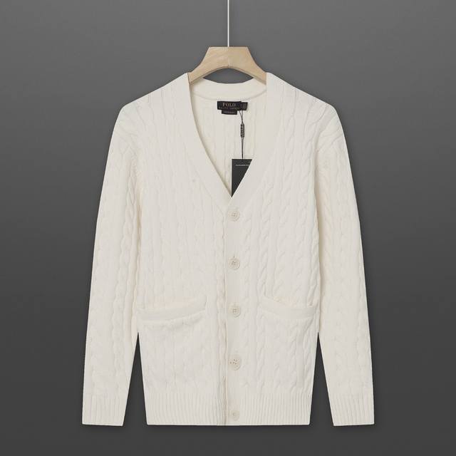 款号D06 2025年拉夫劳伦 #Ootd每日穿搭 #秋冬毛衣 #针织衫穿搭 #拉夫劳伦针织衫 #男女都可穿 终于等到拉夫男士麻花毛衣全拉链开胸衫上了上了终于来