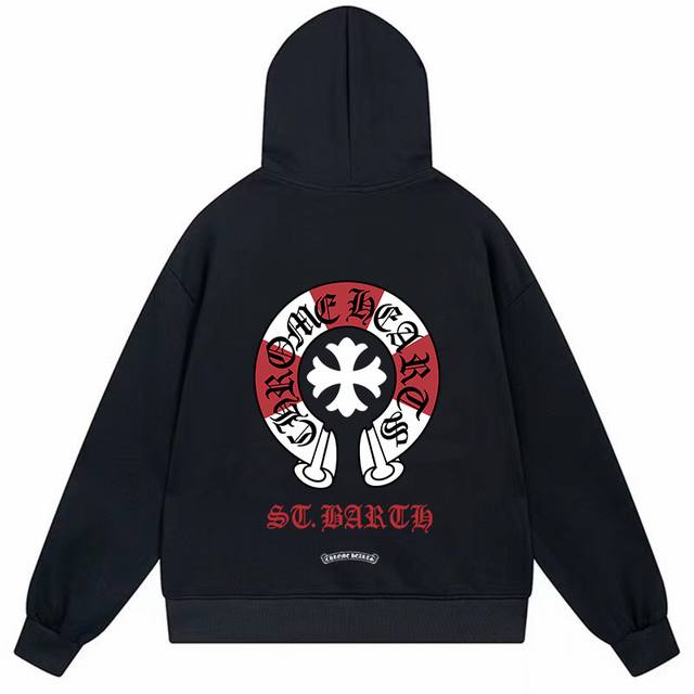 款号E33 -Chrome Hearts 克罗心印花连帽卫衣 市场独家款 -400克重高密度高品质 毛料柔软细腻亲肤 触感软糯丝滑 保暖性亲肤性极佳 -定织定染 款号E33 -Chrome Hearts 克罗心印花连帽卫衣 市场独家款 -400克重高密度高品质 毛料柔软细腻亲肤 触感软糯丝滑 保暖性亲肤性极佳 -定织定染
