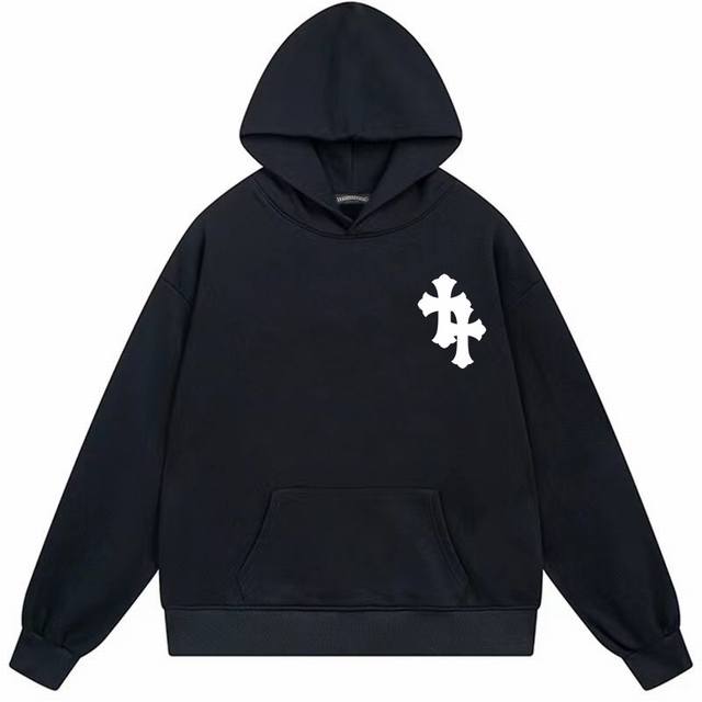 款号E12 -Chrome Hearts 克罗心印花连帽卫衣 市场独家款 -400克重高密度高品质 毛料柔软细腻亲肤 触感软糯丝滑 保暖性亲肤性极佳 -定织定染 款号E12 -Chrome Hearts 克罗心印花连帽卫衣 市场独家款 -400克重高密度高品质 毛料柔软细腻亲肤 触感软糯丝滑 保暖性亲肤性极佳 -定织定染
