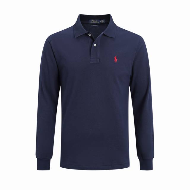 一首批.散单拿10 拉夫劳伦Ralph Lauren Polo小马标款长袖Polo衫 尺码：S-Xxl 款号：9921