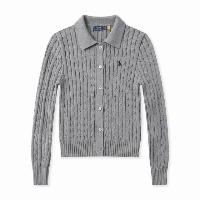 女款 货号：6018 拉夫劳伦Ralph Lauren Polo 女款小马开衫毛衣 纯棉 尺码：S-Xl