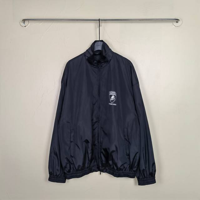 Blcg × 兰博基尼 Balenciaga I Automobili Lamborghini Baggy Shorts In Black Fall25 联名系