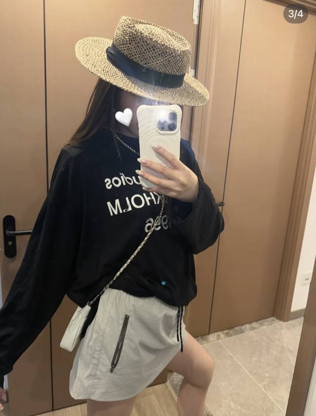 原版购买1:1复刻顶级版本 Acne Studios 复古做旧1996字母印花宽松落肩长袖T恤 男女同款 顶级原单版本 随意对比面料定制定染轻微喷色做旧，面料、