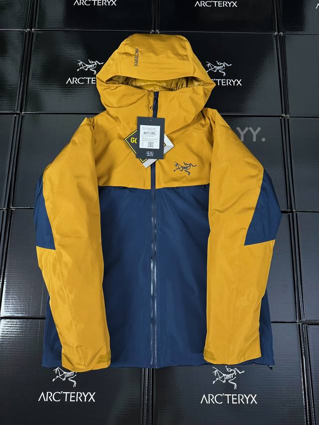 小买菜连帽买菜 Arc'teryx 始祖鸟 Macai Lt 新款冬季男款连帽羽绒服 Lightweight Jacket拉链防风 防水 保暖 滑雪服 冲锋衣