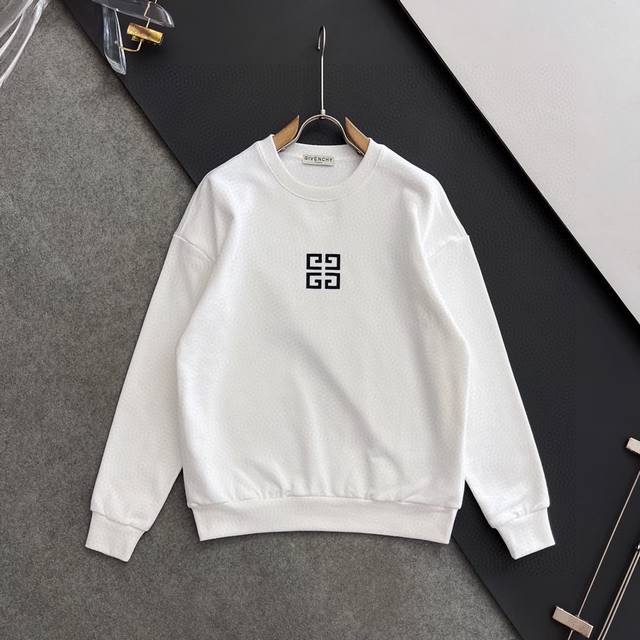 Gvc纪梵希 个性经典大白鲨字母设计卫衣 400克纯棉，三标齐全。黑色、白色、 码数：Xs、S、M、L