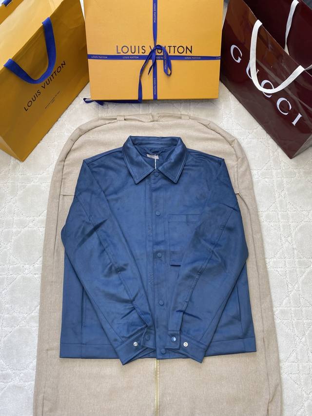 Dior 2025Ss 秋冬经典压花羊皮绒外套， 原版购入开发，随意对比市面任意版本！ Size：S M L Xl Xxl