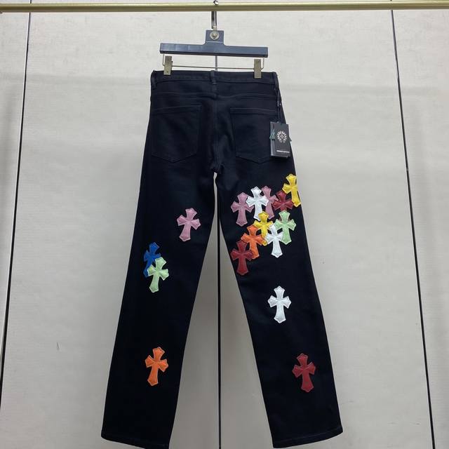 顶级版本 阔版 。2025秋冬欧洲专柜新款 超A代购级别海外贸易公司订单货源，顶级原单高端男士定制时尚修身小直筒牛仔裤Cap20 颜色：重工艺炒沙洗水，图片色