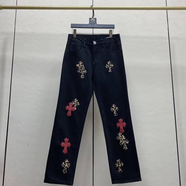 顶级版本 阔版 。2025秋冬欧洲专柜新款 超A代购级别海外贸易公司订单货源，顶级原单高端男士定制时尚修身小直筒牛仔裤Cp20 颜色：重工艺炒沙洗水，图片色 尺