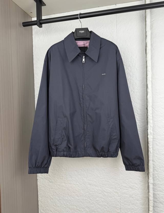 Prada普拉达字母刺绣夹克外套 46 48 50 52