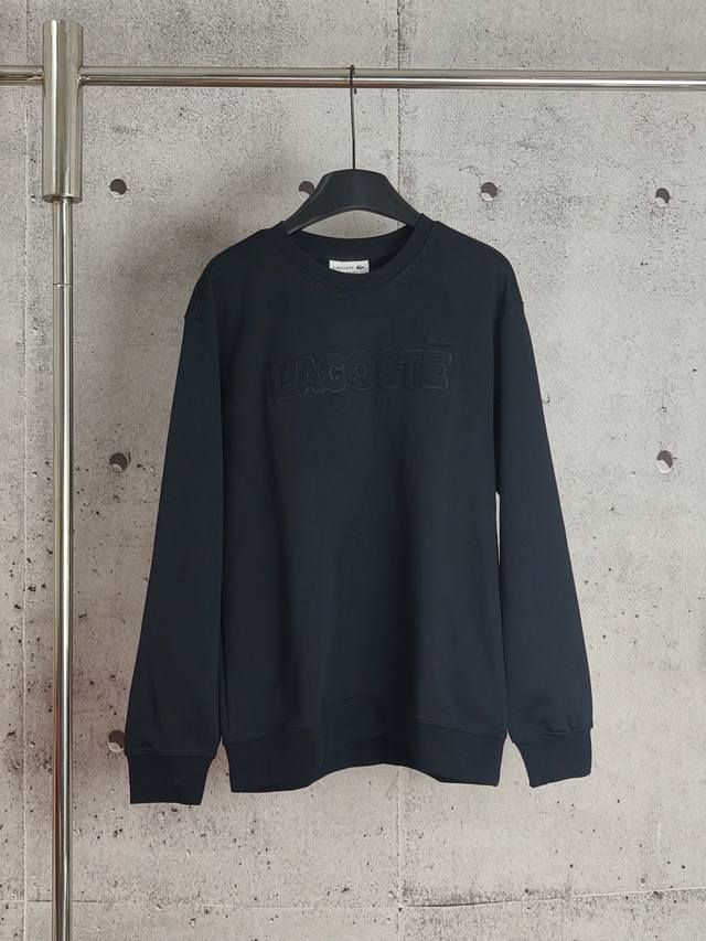 鳄鱼字母刺绣圆领卫衣 高端品质 三标齐全，舒适透气，经典简约，精致时尚，男女同款，细节呈现高端品质 颜色:黑色 灰色 藏青 绿色 码数:M-Xxl