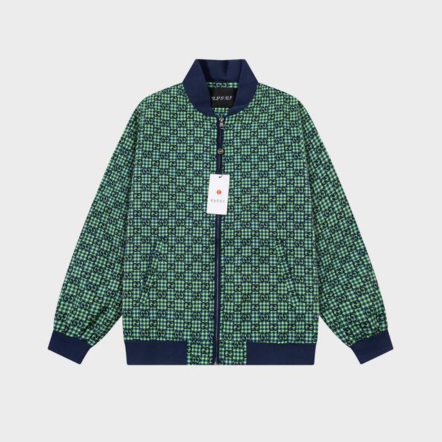 2025 Gucci 古驰 秋冬新款 五金Logo.高品质夹克外套 主推爆版 臻选定制面料 更高档次 高密度记忆拉丝里料 更加时尚舒适 高标准定制 上身非常有型