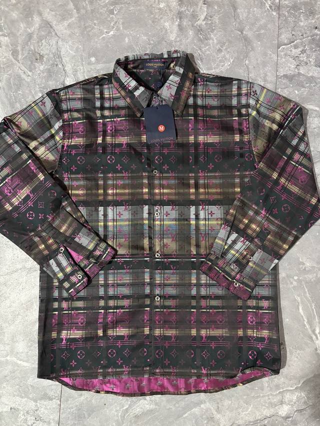 Lv满印衬衫M-Xl 现货