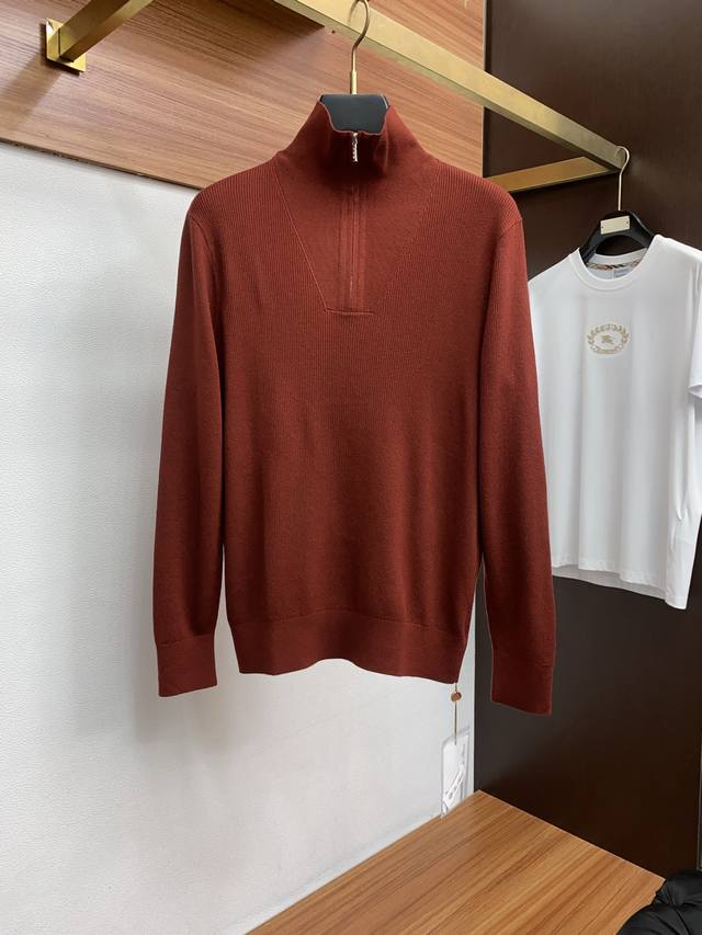 Lp 诺悠翩雅 2025Fw男士秋冬毛衣 商务小立领翻领打底外穿毛衣 针织衫休闲日常穿搭单品！上身修饰身形、定制面料将时装美学和新都市商务休闲概念完美融合，不同